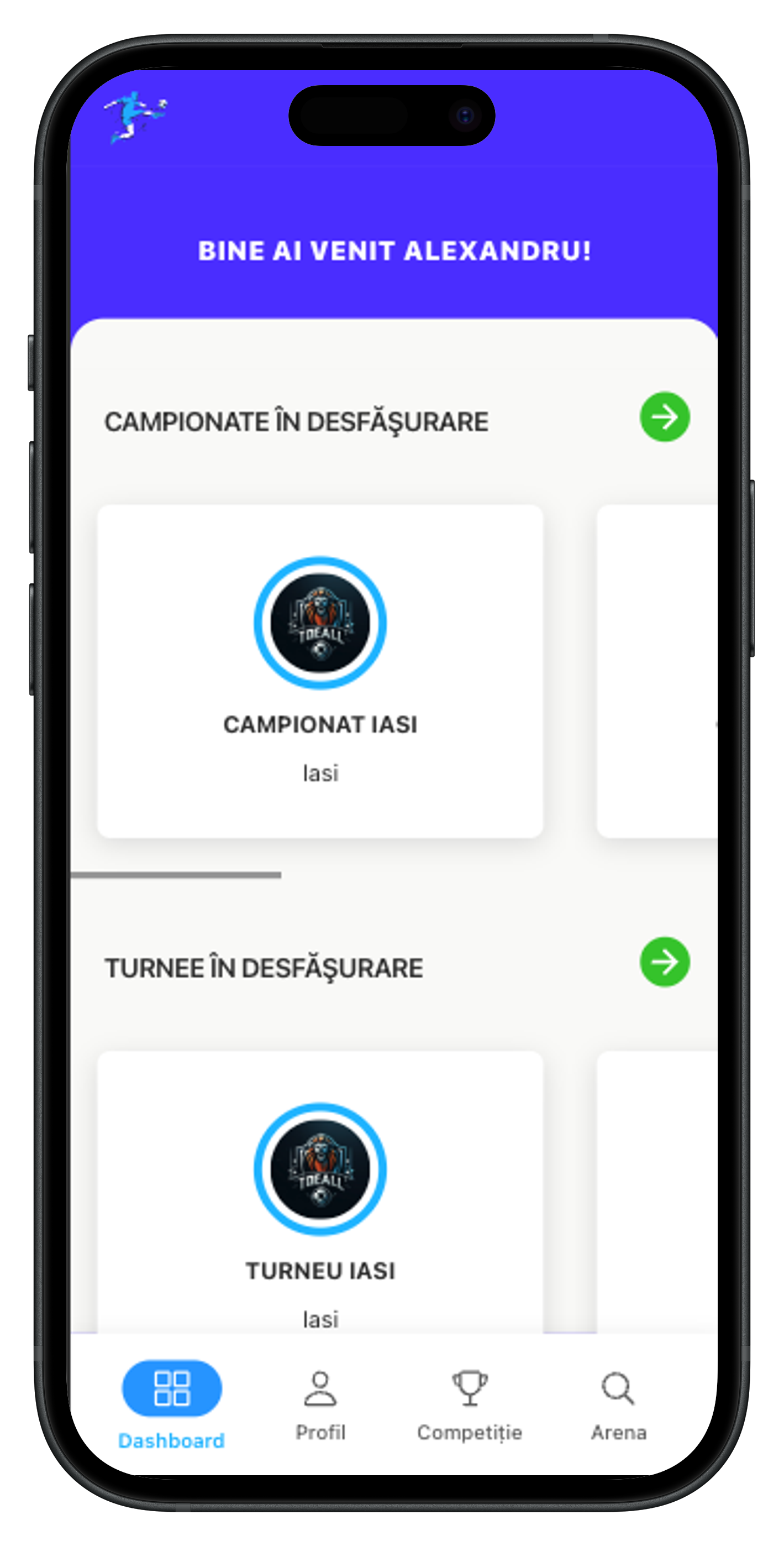 App mockup